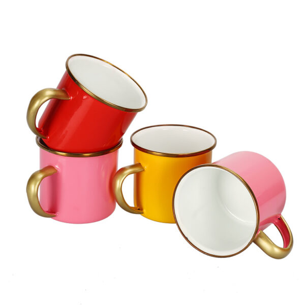 Edged enamel mug (2)