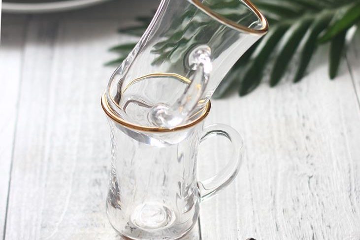 Gourd shape glass wine glass mug (3)