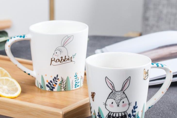 Cartoon Rabbit Mug | Cute Ceramic Coffee Cup for Daily Use & Gifts