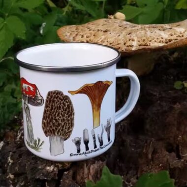 Custom eco-friendly color enamel camping mug for outdoor and promotional use