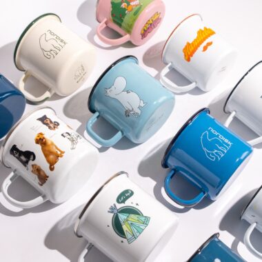 Best-selling enamel camping mug ideal for outdoor and camping use