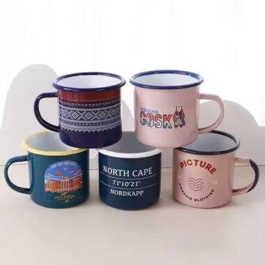 Best-selling enamel camping mug ideal for outdoor and camping use