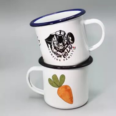 Best-selling enamel camping mug ideal for outdoor and camping use