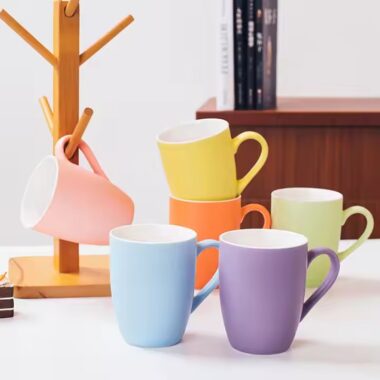 Custom Logo Matte Ceramic Coffee Mug