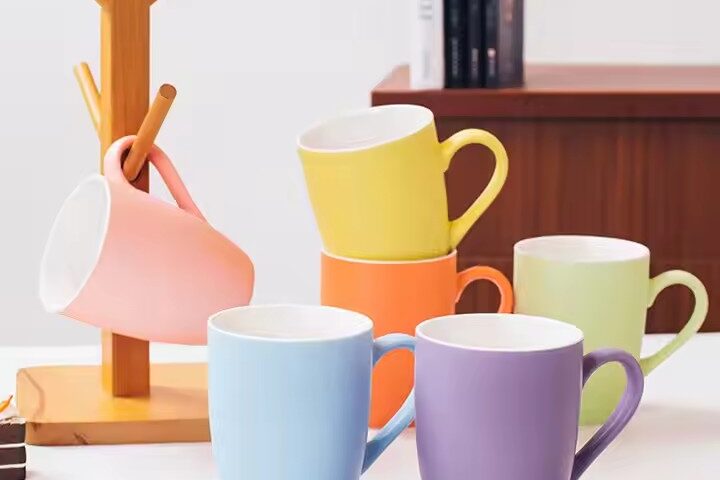 Custom Logo Matte Ceramic Coffee Mug