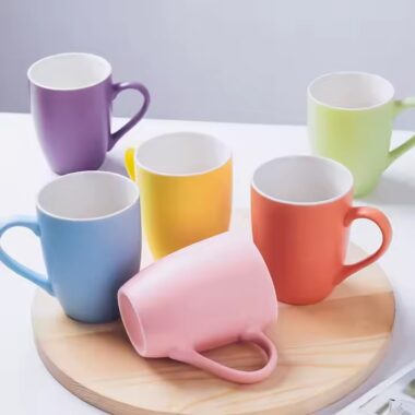 Custom Logo Matte Ceramic Coffee Mug