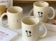 Cute Cartoon Dog Ceramic Coffee Mug with Custom Logo Option