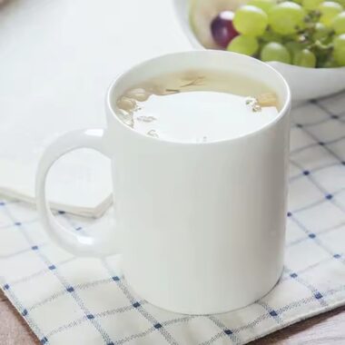 Custom logo ceramic sublimation coffee mug for heat transfer printing