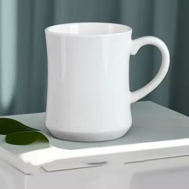Custom logo ceramic sublimation coffee mug for heat transfer printing