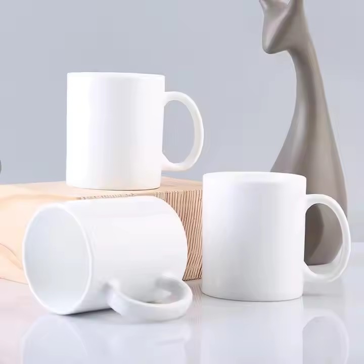 High-quality blank ceramic sublimation mugs for heat transfer