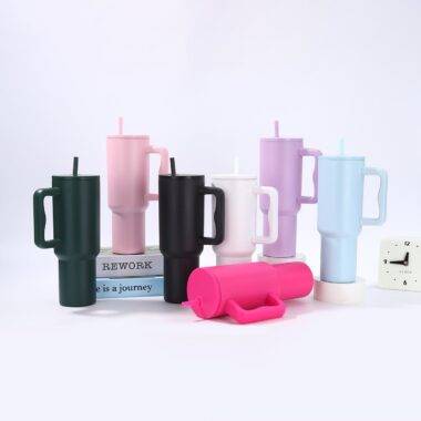 portable stainless steel double wall travel mug