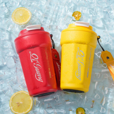 stylish insulated travel mug with custom design