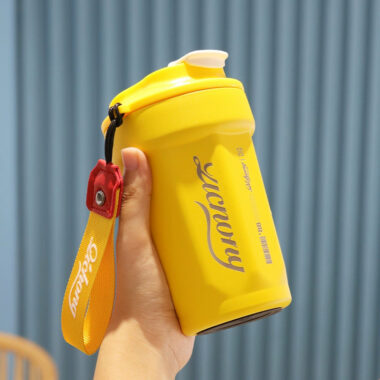 stylish insulated travel mug with custom design