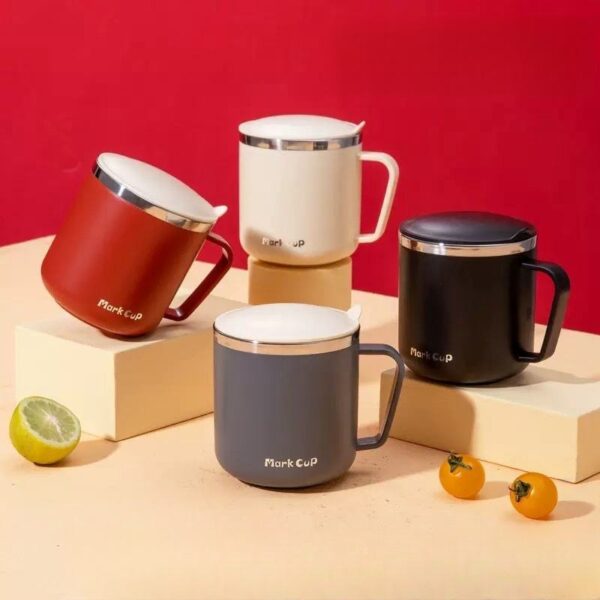 portable stainless steel double wall travel mug