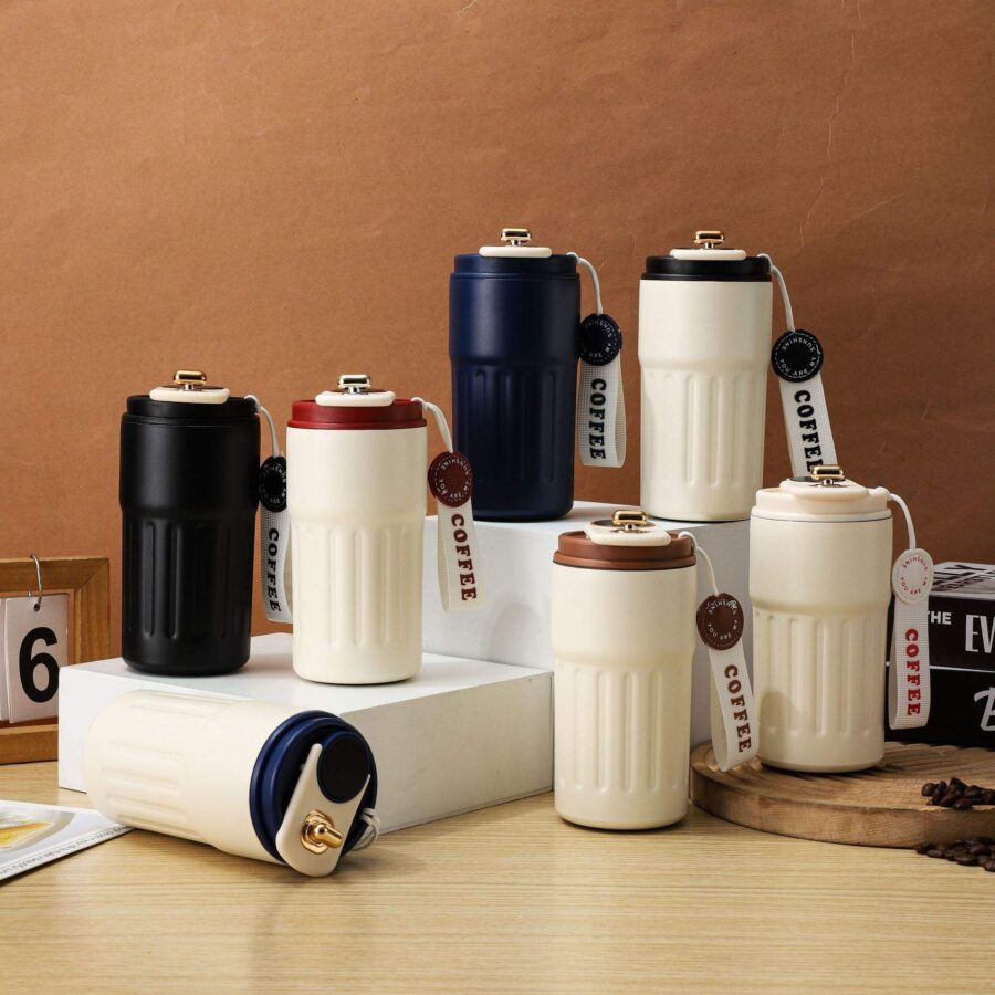 450ml LED smart travel mug with temperature display