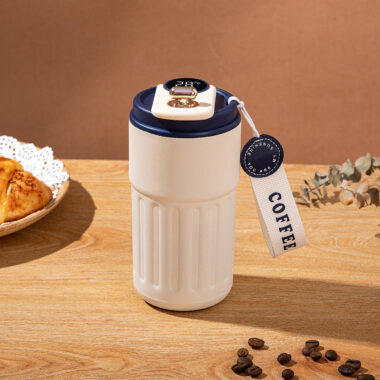 450ml LED smart travel mug with temperature display