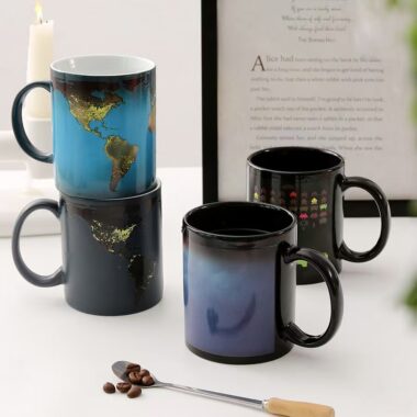 ceramic DIY color changing mugs bulk