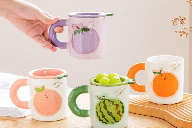 fruit cartoon ceramic coffee mug manufacturer