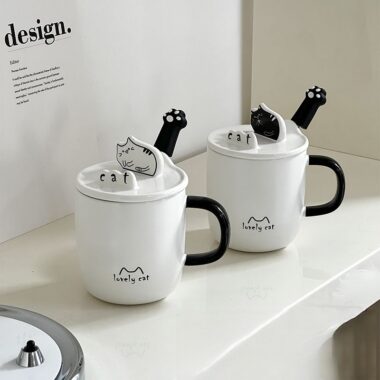 creative cat ceramic mugs wholesale