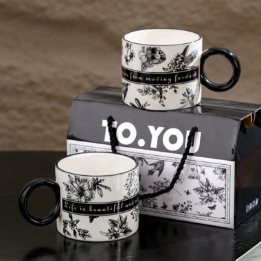 custom creative gift ceramic coffee mugs