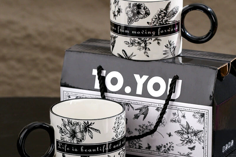 custom creative gift ceramic coffee mugs