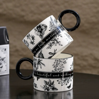 custom creative gift ceramic coffee mugs