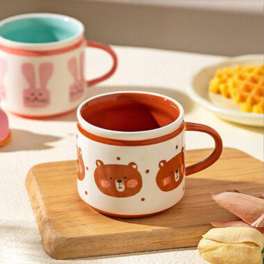 custom creative cartoon ceramic coffee mugs