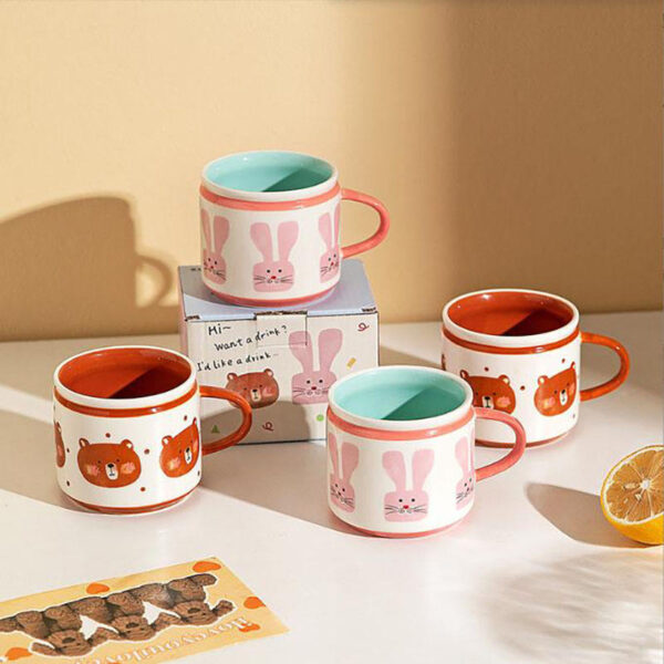 custom creative cartoon ceramic coffee mugs