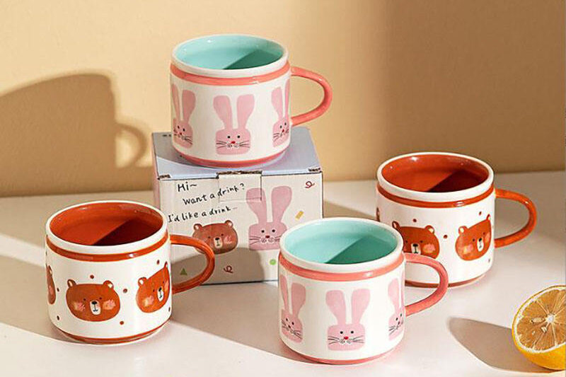 custom creative cartoon ceramic coffee mugs
