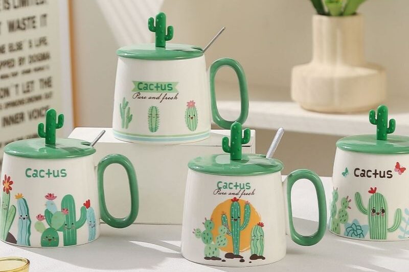 cactus ceramic coffee mugs wholesale