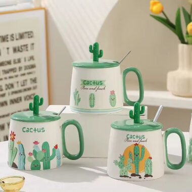 cactus ceramic coffee mugs wholesale