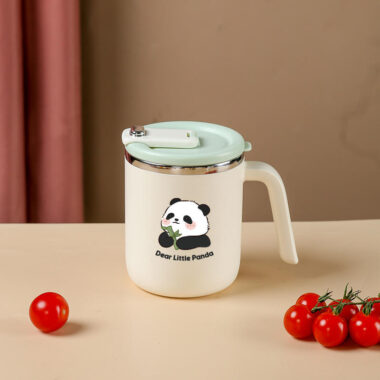 cute stainless steel coffee mug with lid supplier