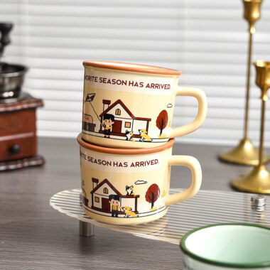 cute vintage ceramic coffee mugs wholesale
