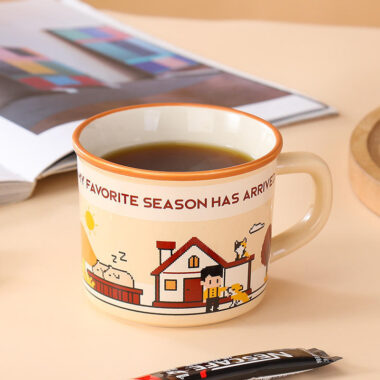 cute vintage ceramic coffee mugs wholesale