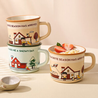 cute vintage ceramic coffee mugs wholesale