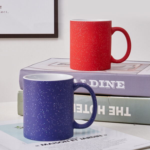 galaxy ceramic color changing mug supplier