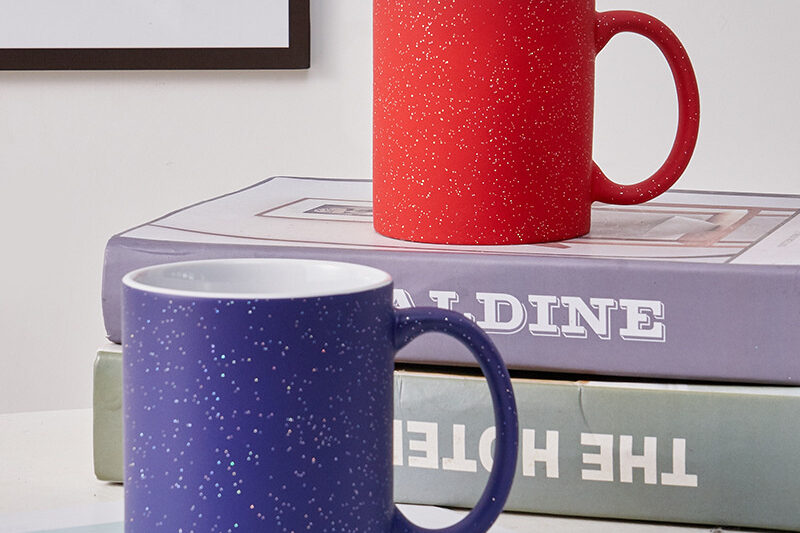 galaxy ceramic color changing mug supplier