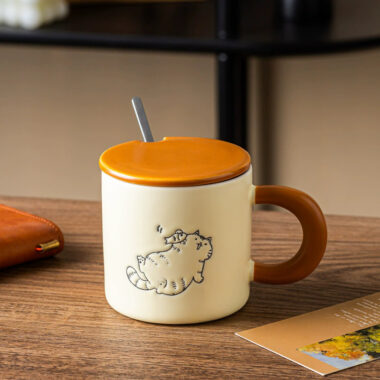 hand painted ceramic cat mugs manufacturer
