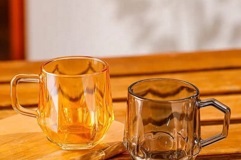 heat resistant coffee milk glass mug factory