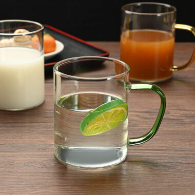 large capacity minimalist glass mug factory