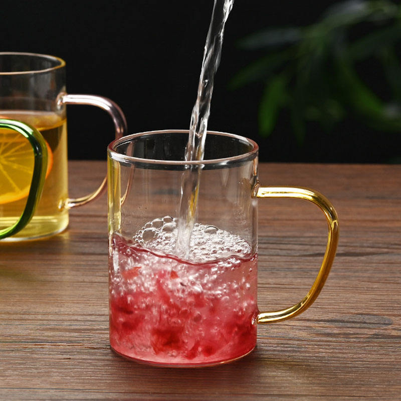 large capacity minimalist glass mug factory