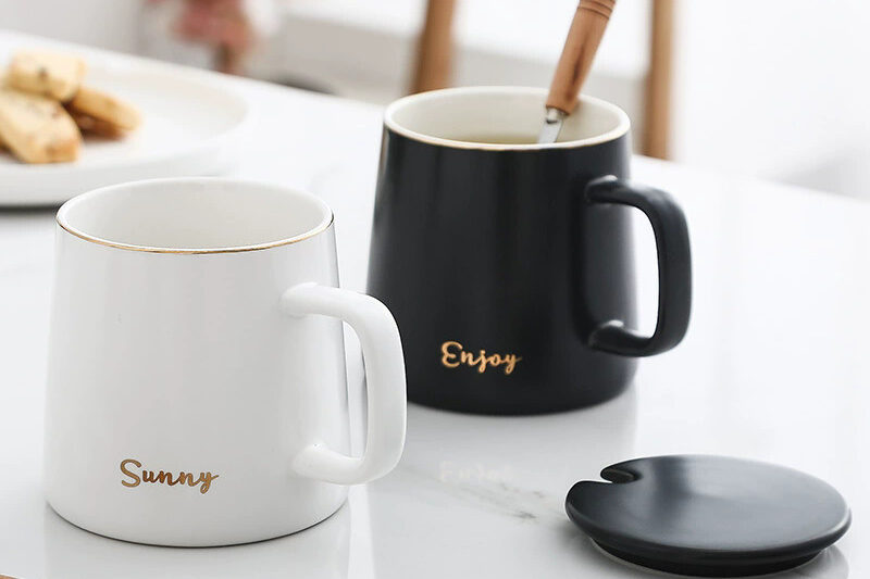office breakfast ceramic coffee mugs bulk