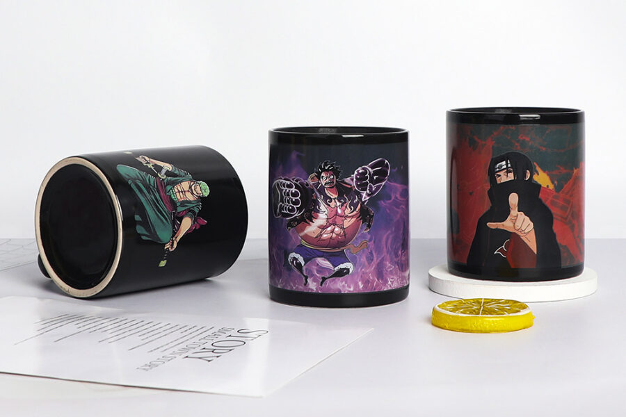 anime cartoon one piece color changing mug wholesale