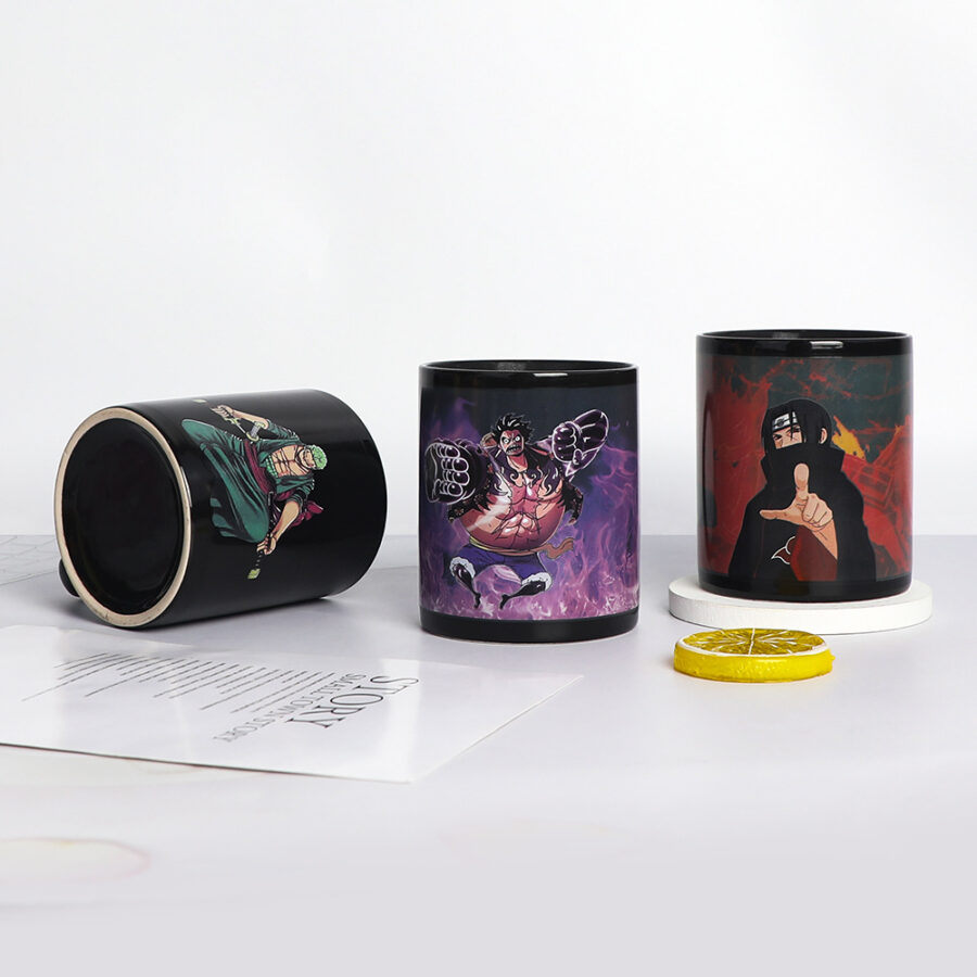 anime cartoon one piece color changing mug wholesale
